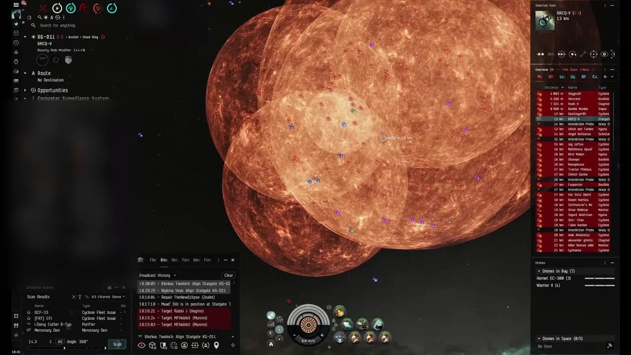 Eve Online - WinterCo’s First Cloud Ring Push Ends in Total Massacre (2025-11-24)