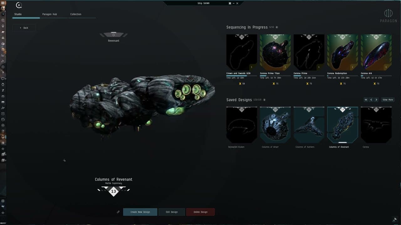 Eve Online Marble Revenant Custom Skin