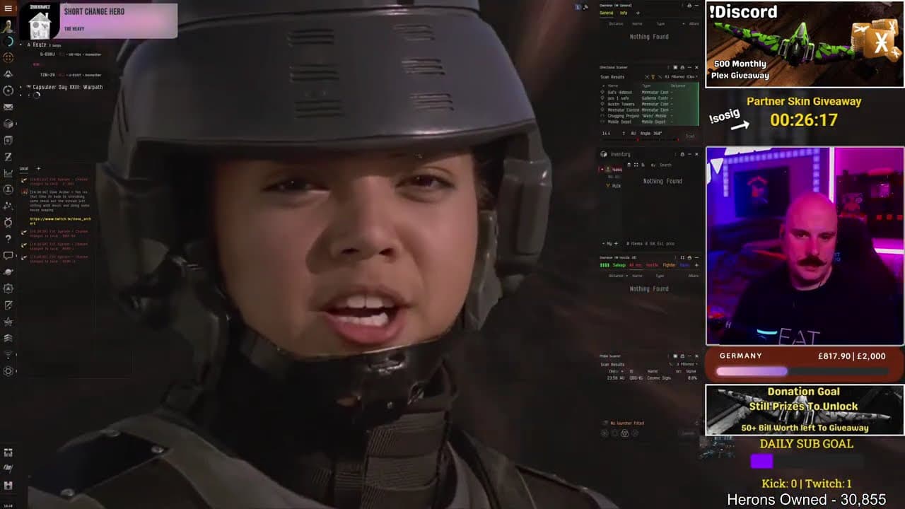 Sosig in EVE Live Stream