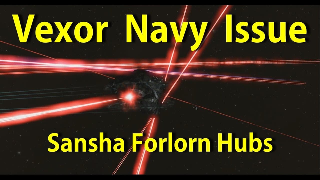 Sansha Forlorn Hub in a Vexor Navy Issue Cruiser - EVE Online