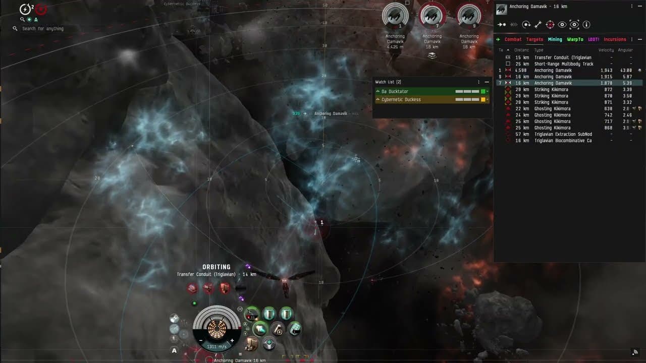 T5 Dark 3x Hawks Multiboxing Time Crunch