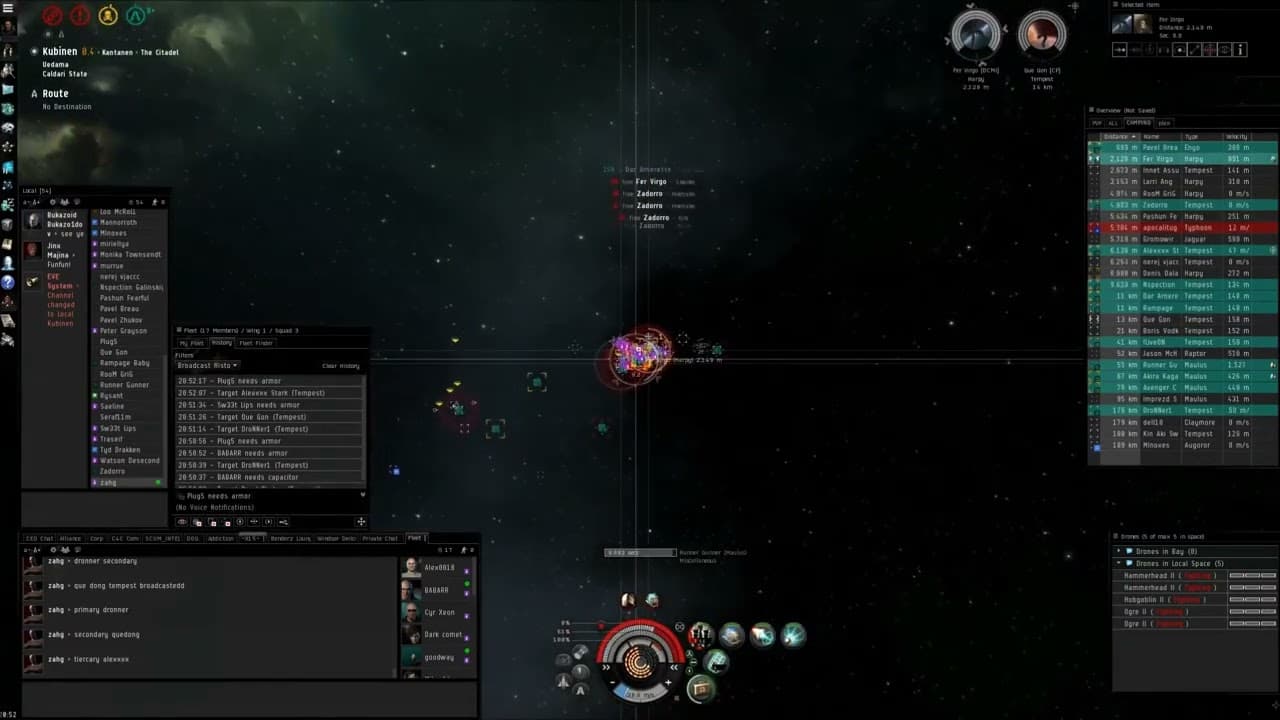 Tempest Fight 2012 EVE Online