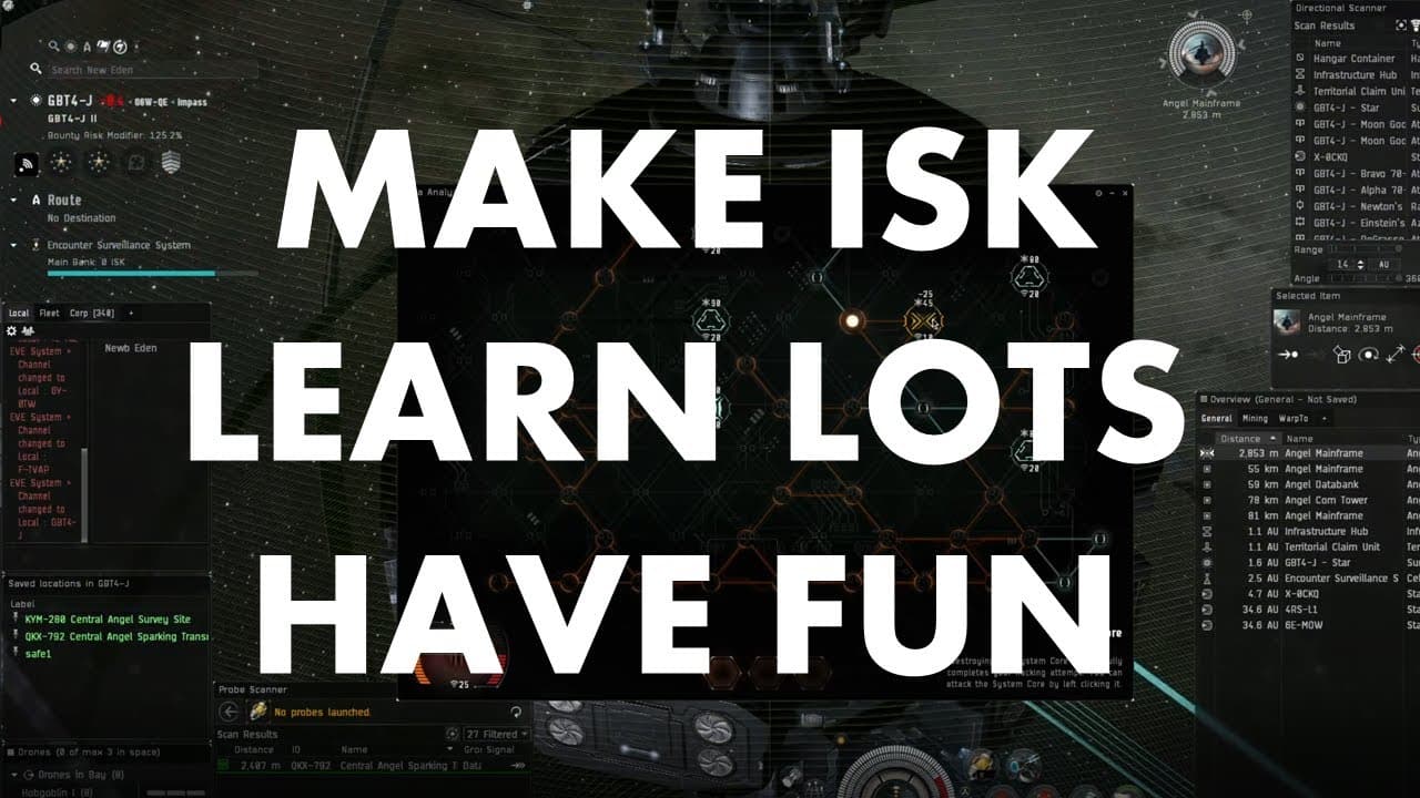 Ep#013 Exploration Pt2: Newbs, Nullsec and Near Misses! | EVE Online Tutorials