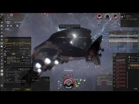 Eve Online Maller vs Small gang gate camp.