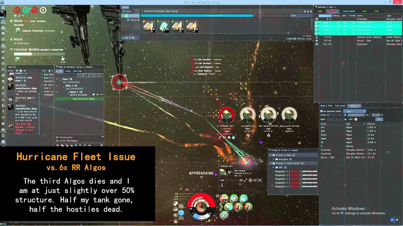 Hurricane Fleet vs. RR Algos Gang