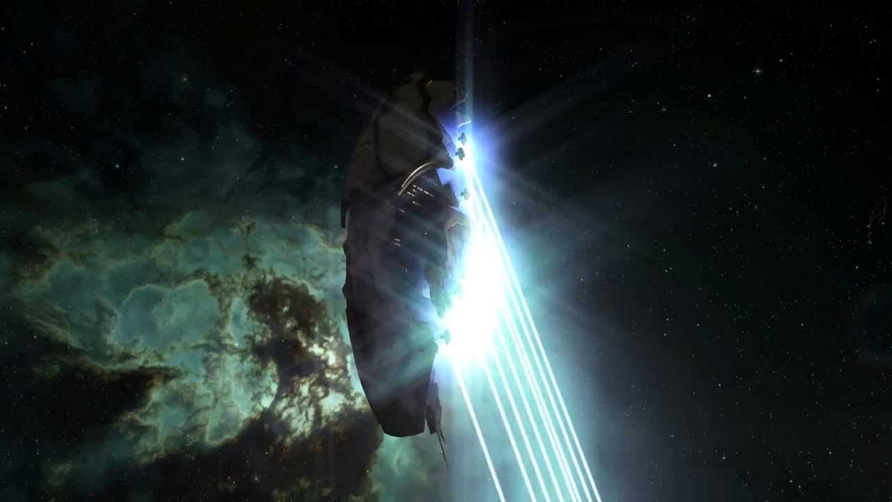 Beautiful Power. EvE Online. Ships and effects