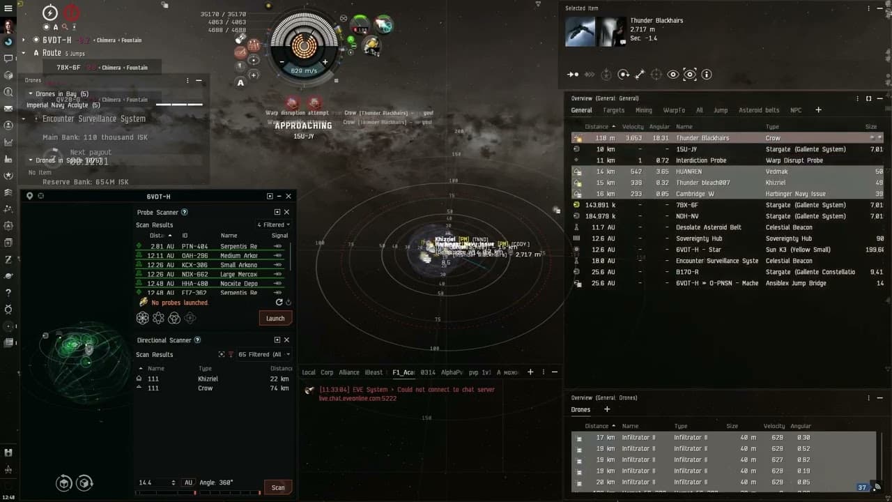 Drake solo nullsec pvp | Eve online