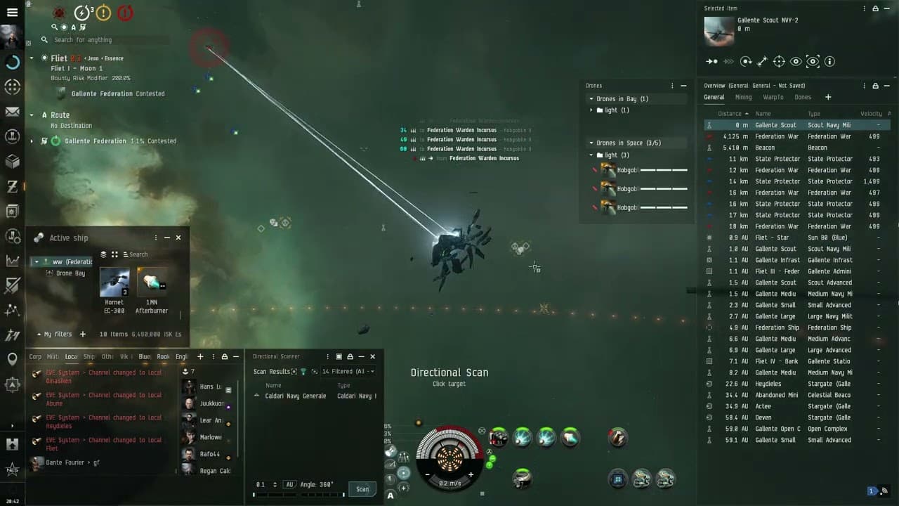EVE Online Navy Comet vs Navy Comet And Navy Hookbill PvP