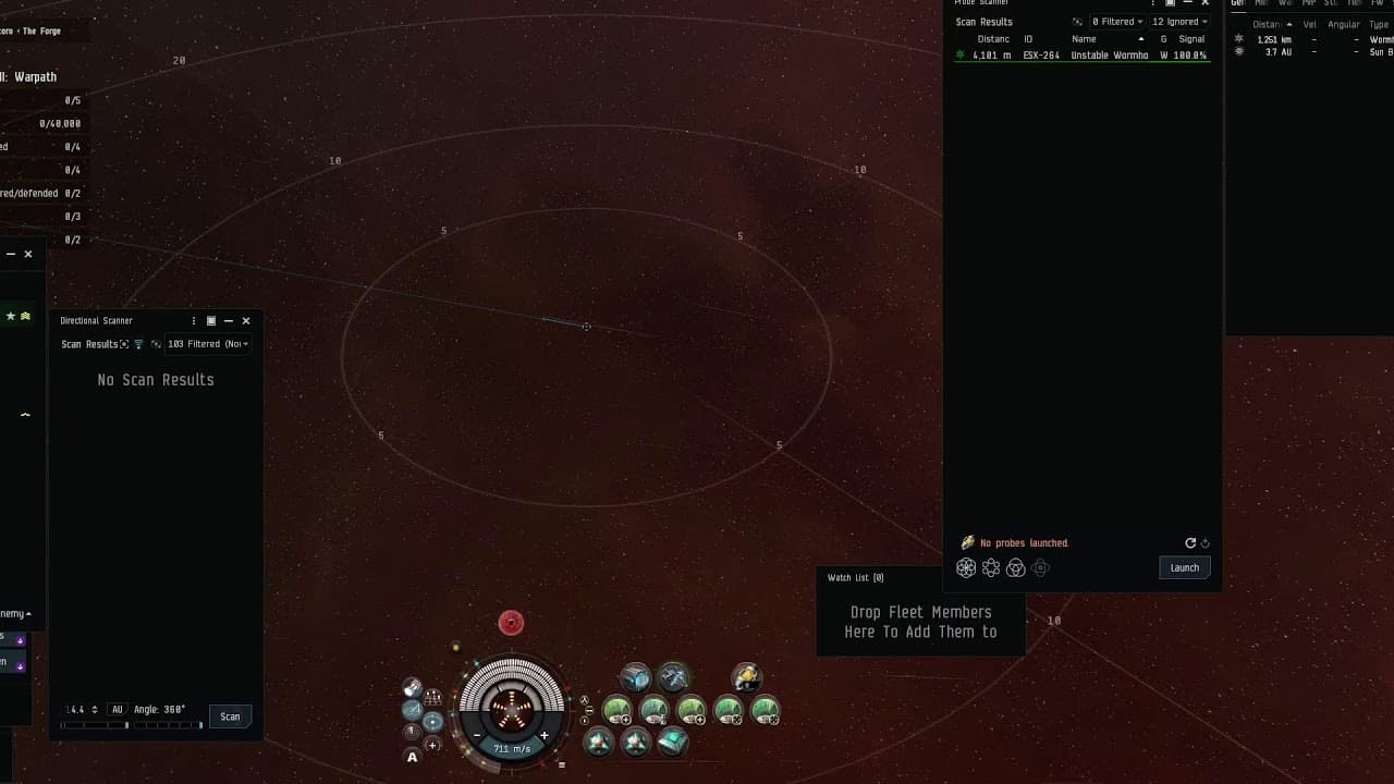 Randomly travelling around WH