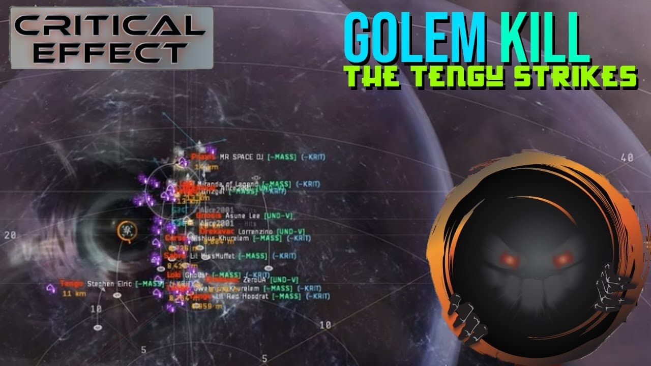 Golem Kill || Wormhole PVP || Critical Effect☄️