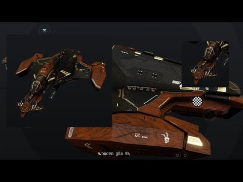 Eve Online - SKINR - Gila Design -  Dark Wood Gila