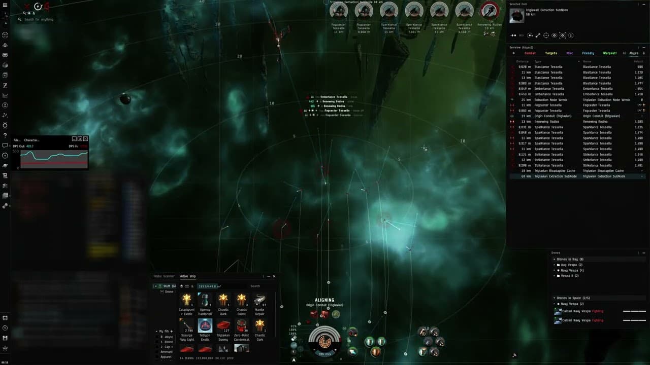 Eve Online Abyssal Runs - T5 exotics - Rodiva Extermination