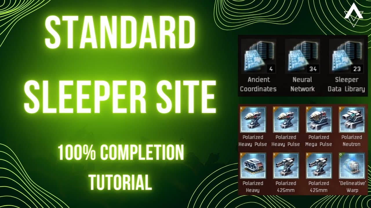 Standard Sleeper Site 100% Completion Tutorial with a Covert Ops Frigate #eveonline #exploration