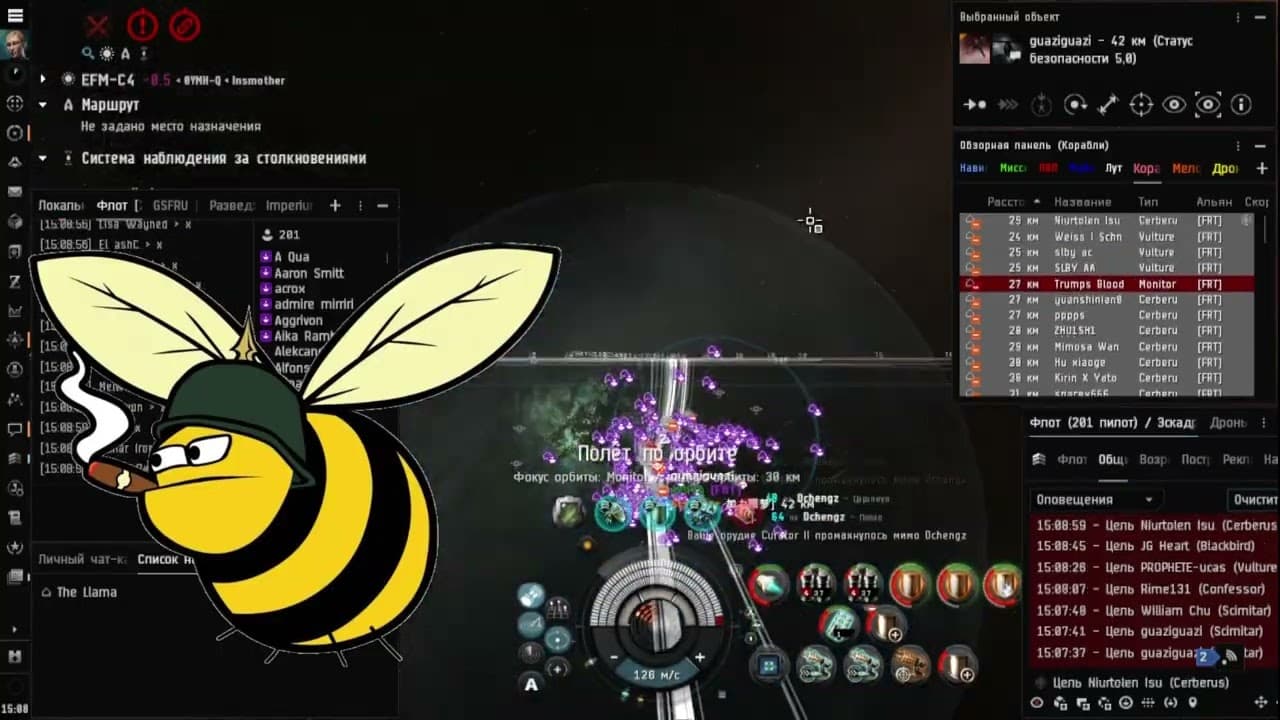FC The Llama Rokh fleet vs Cerberus Fraternity fleet