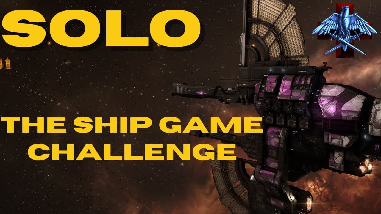 Eve Online - A SOLO PvP Adventure - The Ship Game Challenge!
