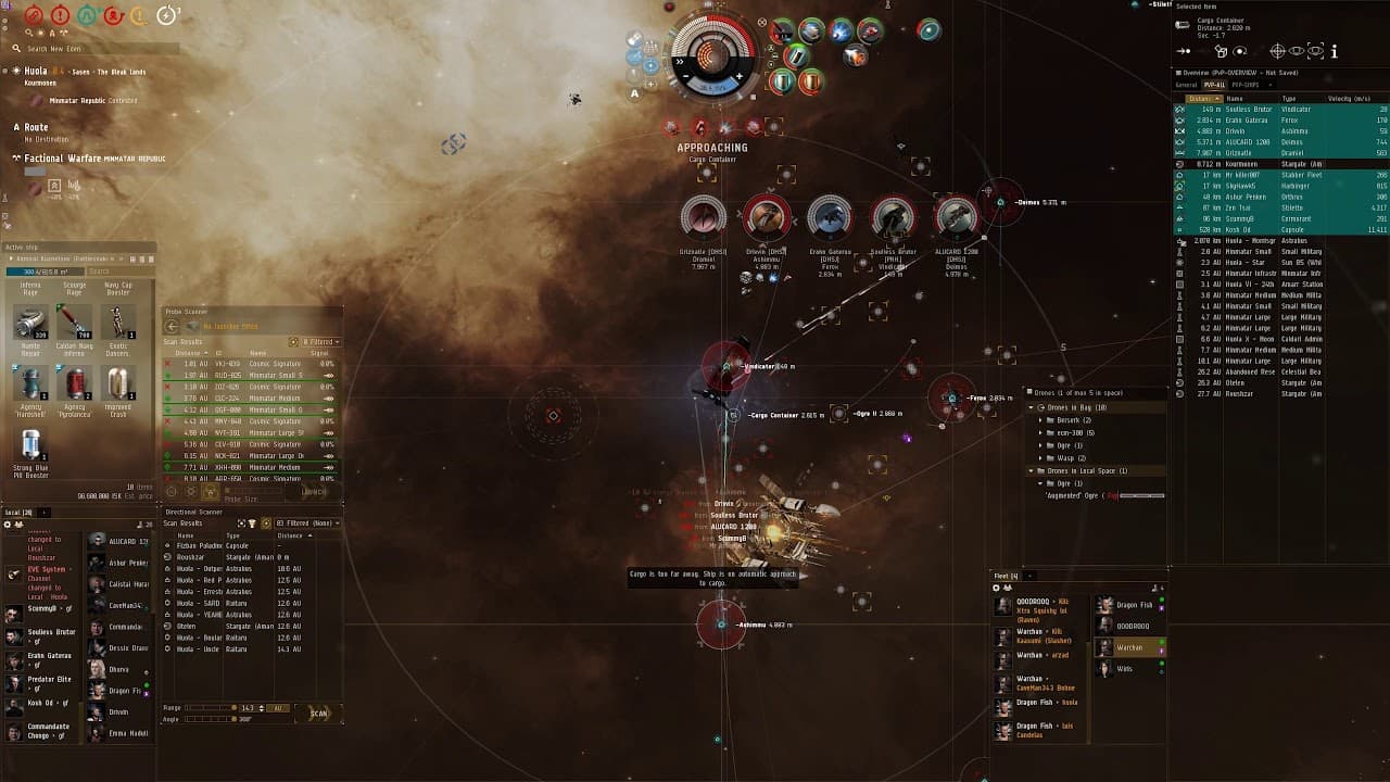 Rattlesnake vs Huola grid. Eve online. Solo PVP