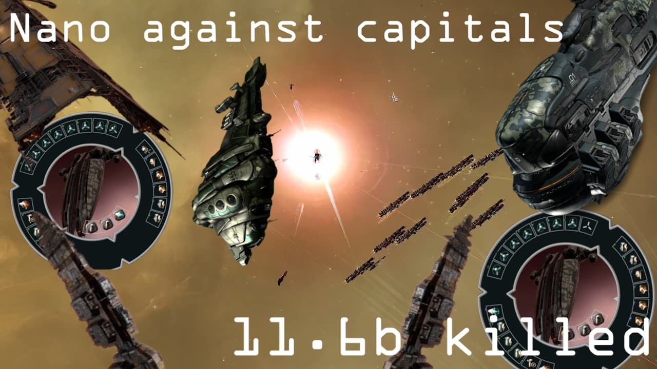AWC // Nanoing against capitals (Smallgang pvp)