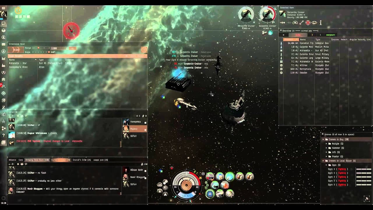 Eve Online - Some solo stuff. Probably going to die.