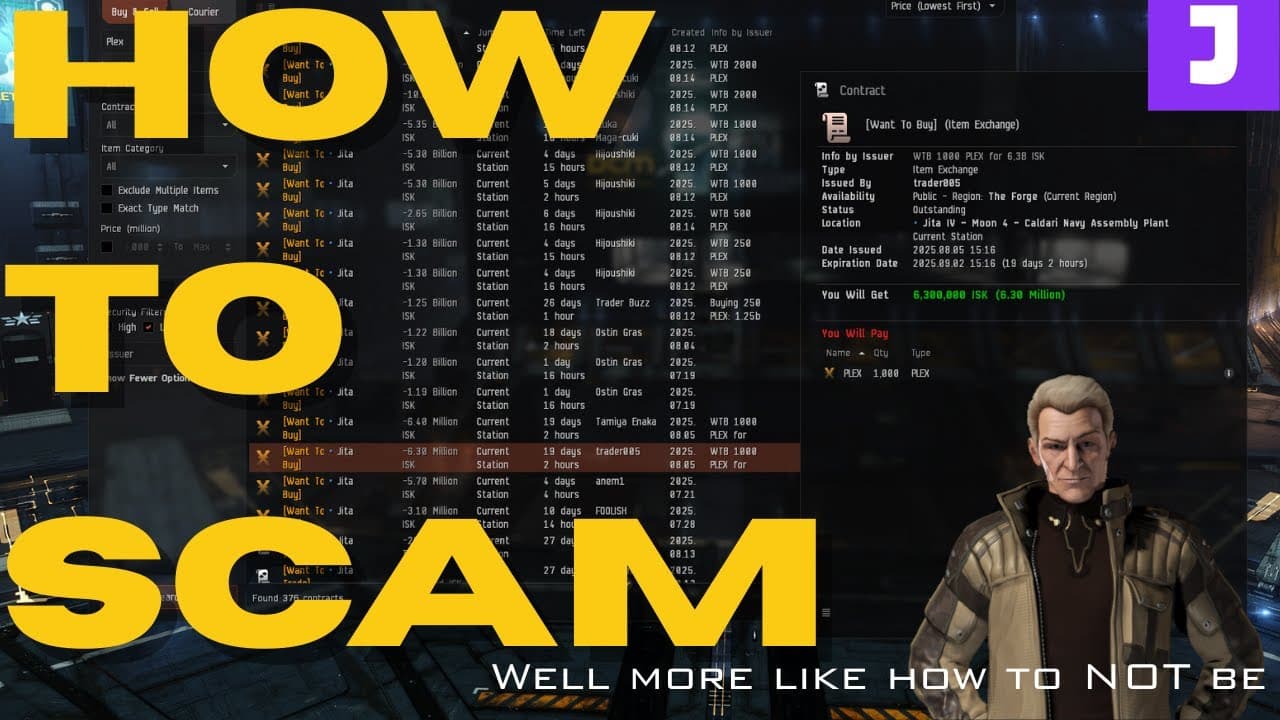 How To Eve: Avoiding Common Eve Online Scams