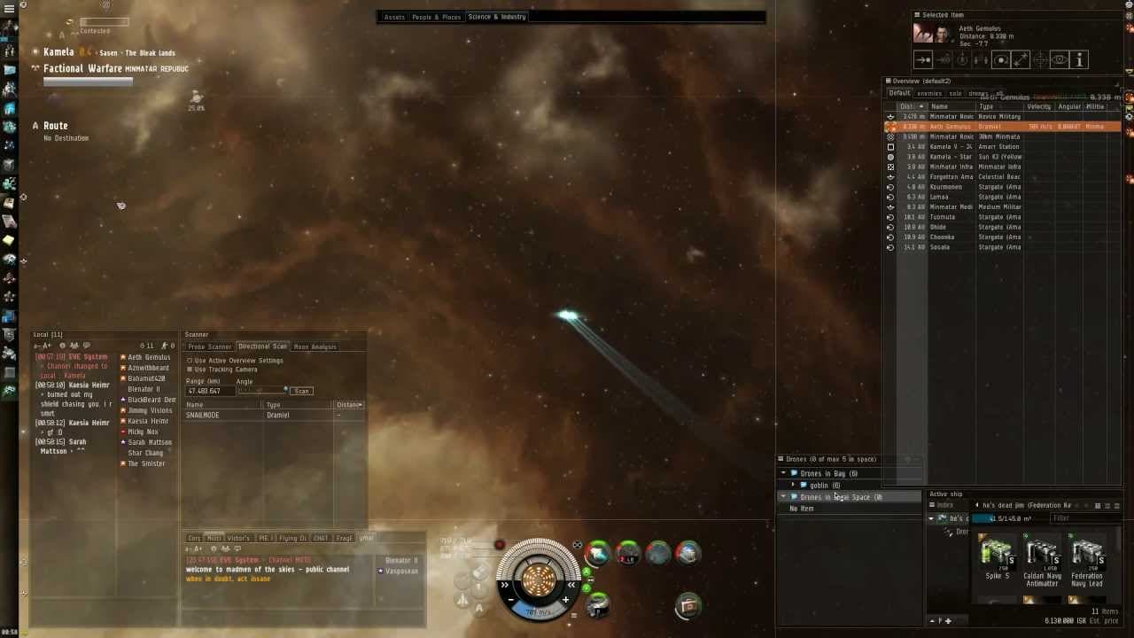 Eve Online: Comet on Rails (multiple fights)