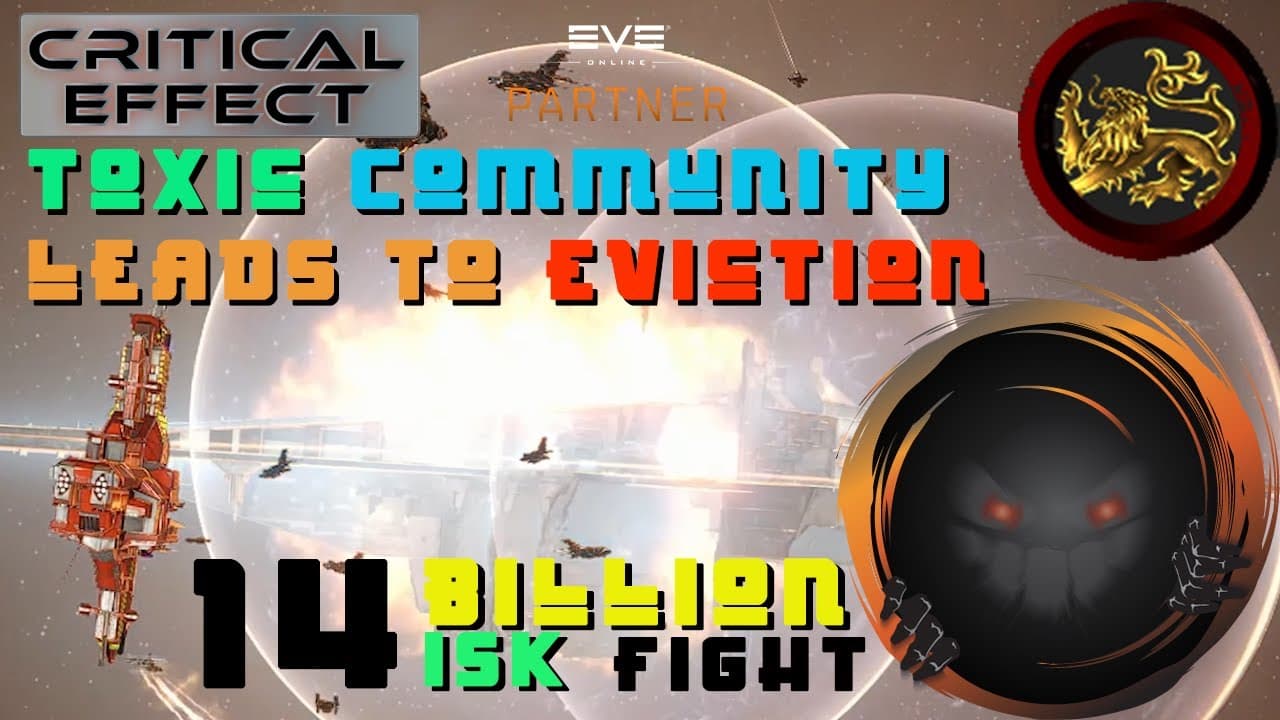 [EVE Online] A Peek Into A Wormhole Eviction | KRIT + FFEW + PODRS + MOIST. | 14 B isk Fight