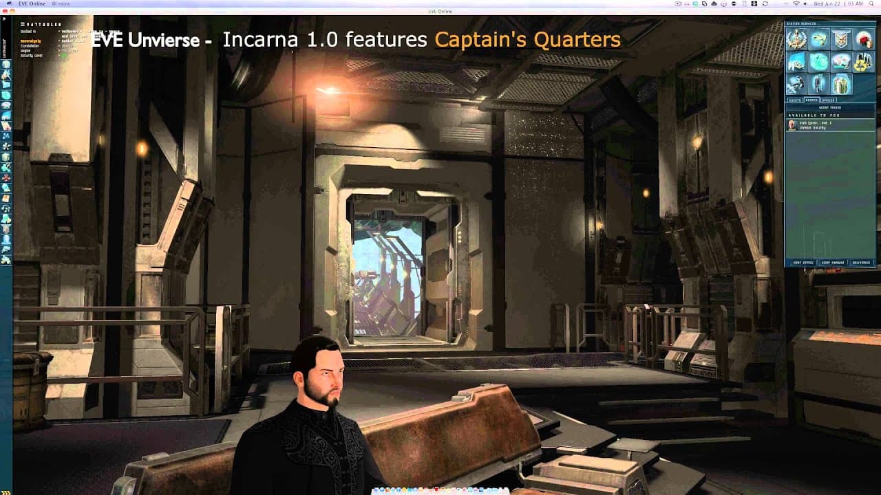 EVE Universe - Incarna 1.0 features Captain's Quarters