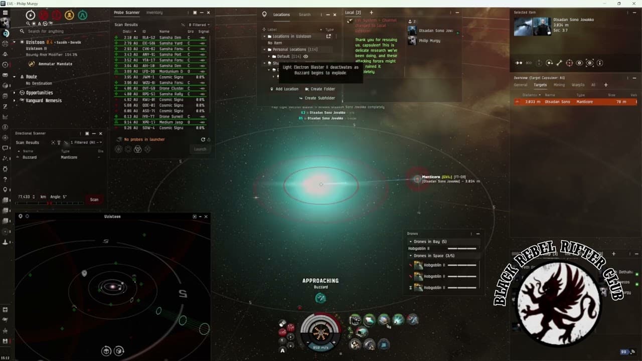 EVE METAMORPHOSIS HUNTING MANTICORE PVP BRRC
