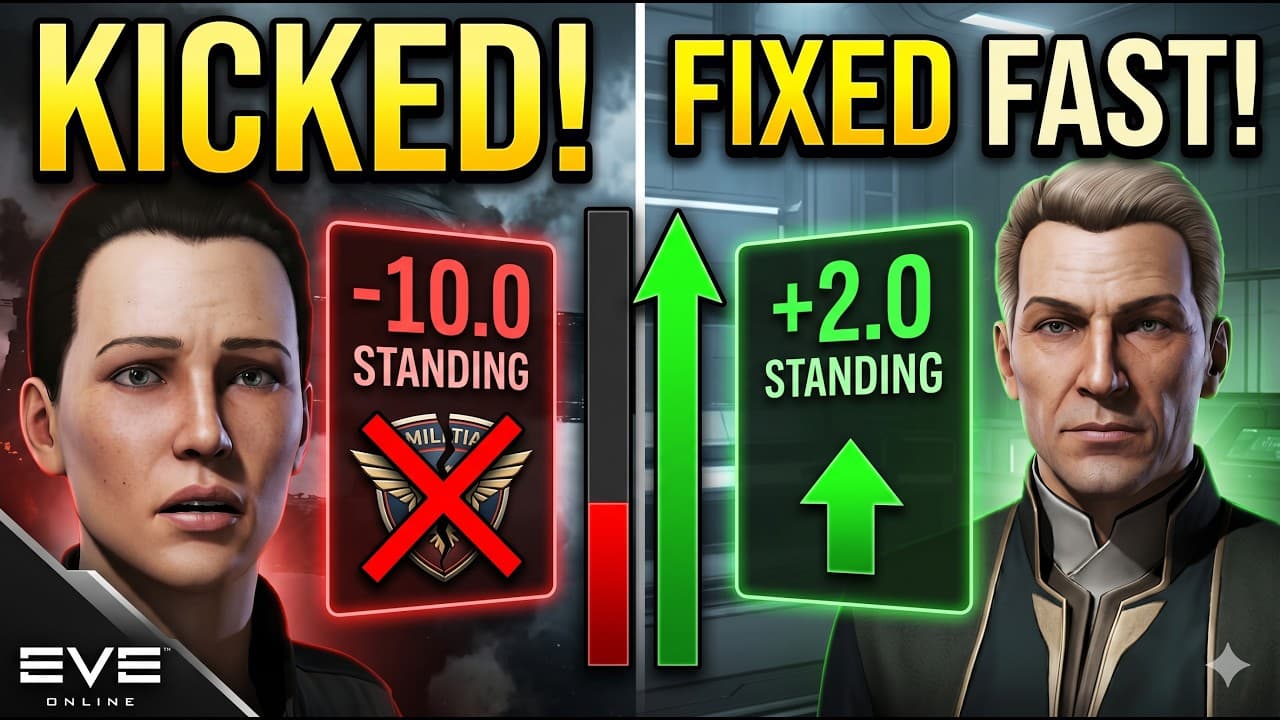 Kicked from the Militia? How to Fix Faction Standings FAST in EVE Online
