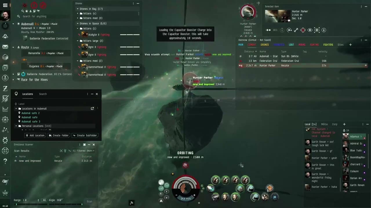 [EVE ONLINE] A hecate escapes the wrath of my Neut VNI!