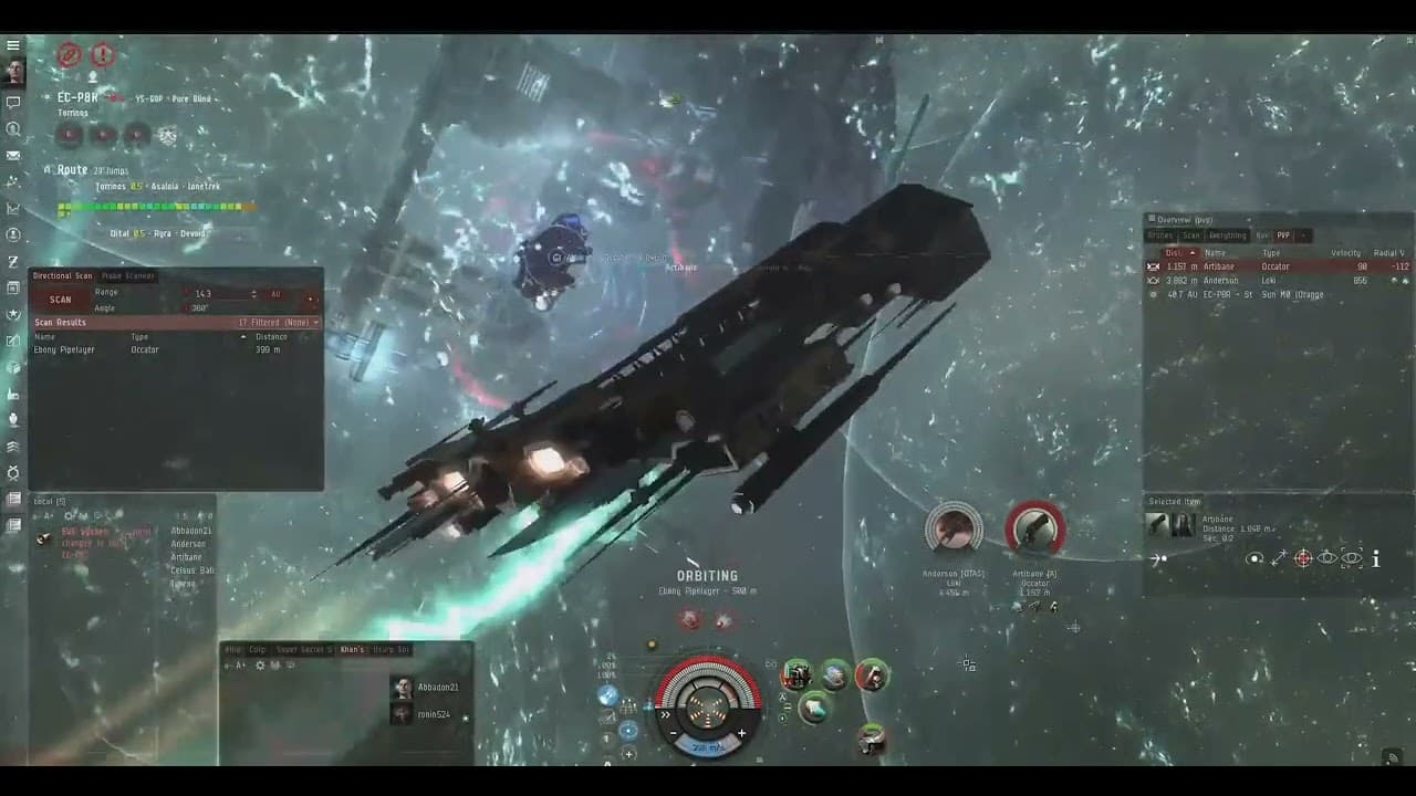 Wolf kills Occator worth 1 Billion ISK on Gate