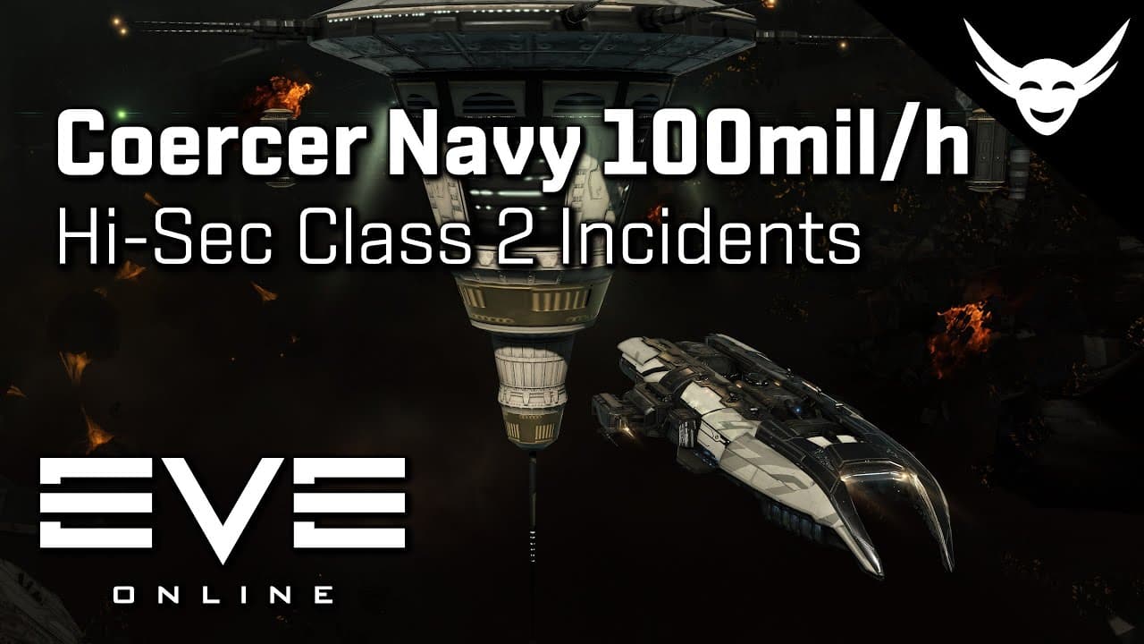 EVE Online - Coercer Navy Issue Class 2 Biocybernetic incident 100 mil/h