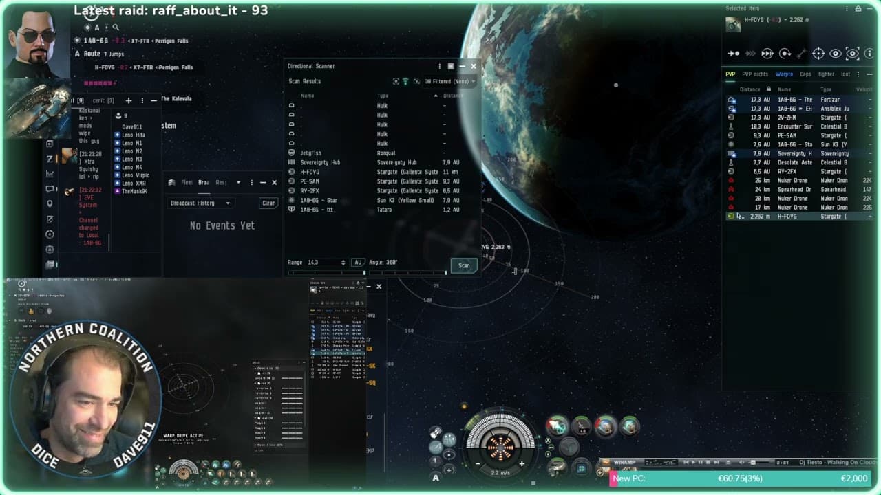 *EveOnline* *PVP* Standing Fleet Hunter 13/11