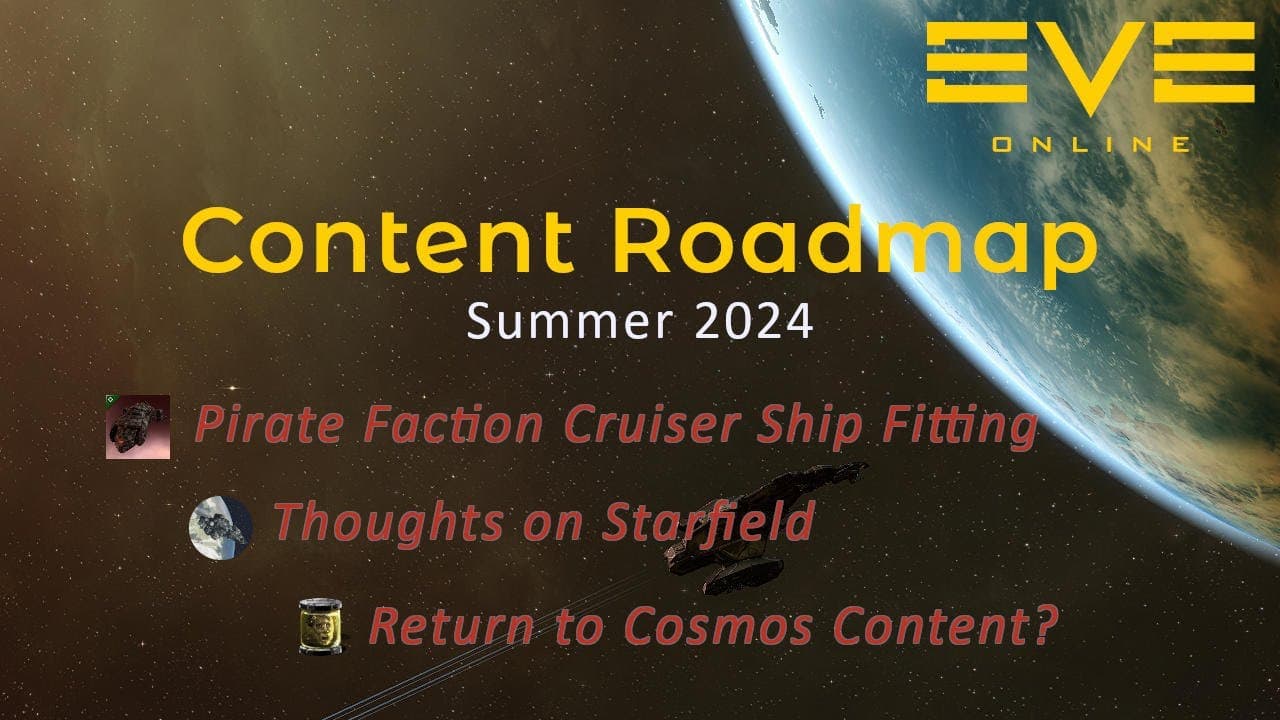 Content Roadmap for Eve Online - June 2024