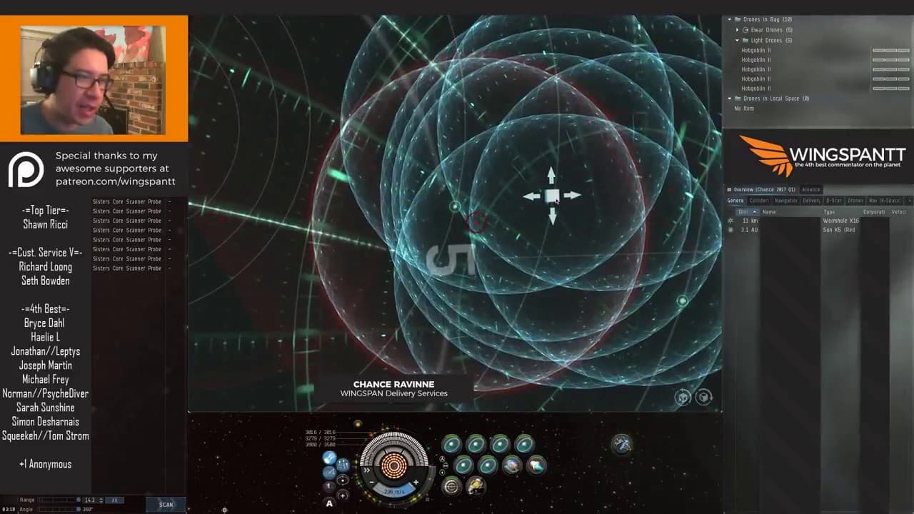 EVE Online: How to Smartbomb Proteus for fun and profit! (Stream)