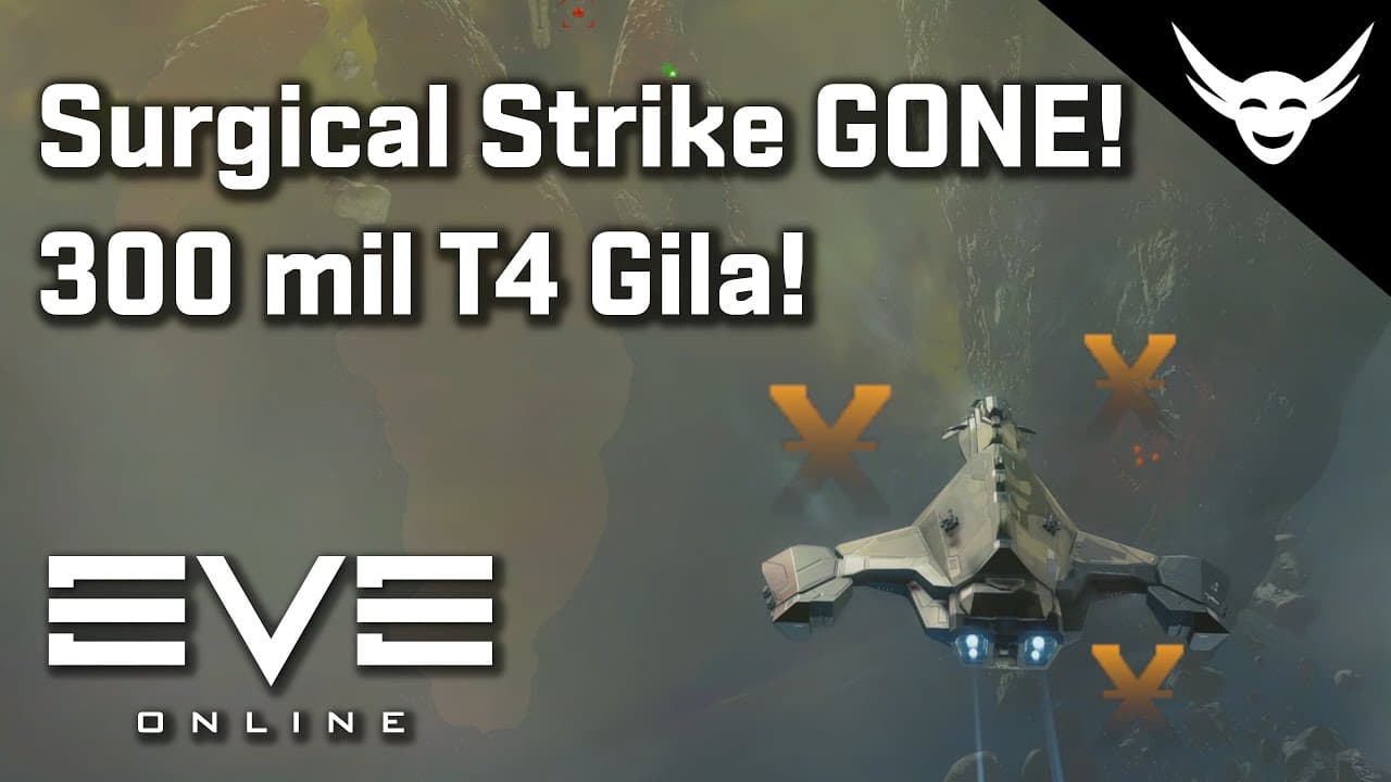 EVE Online - 300 Mil Abyss Gila after surgical strike GONE!