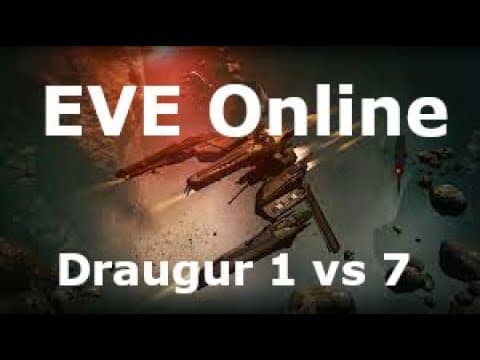 EVE Online | Solo Draugur | 1 vs 7
