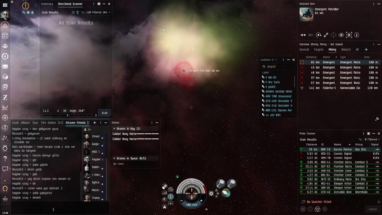 Eve online: Sohbet yayını