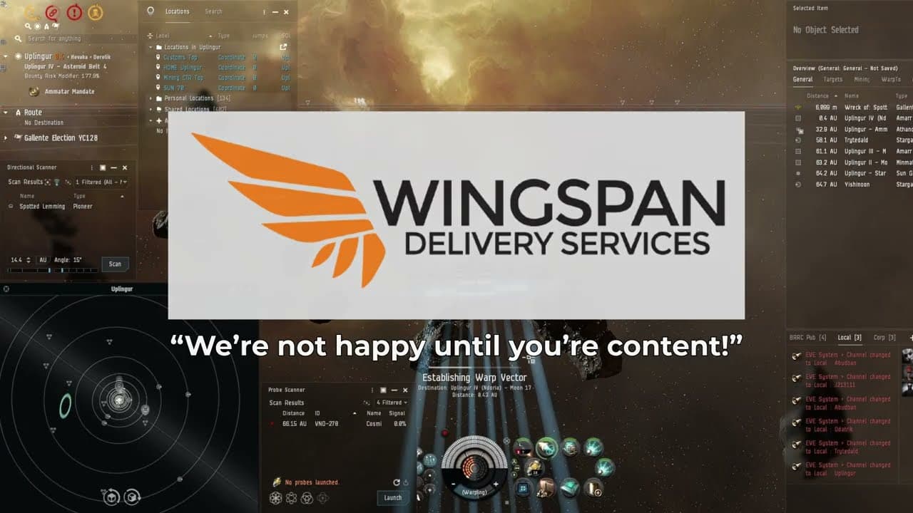 Eve Online WiNGSPAN Squall Delivery Service