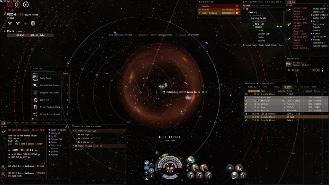 Eve Online Small Gang PvP Raw Comms