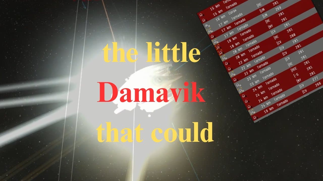 1 vs 50 ... the little Damavik that could | Eve online | Solo pvp