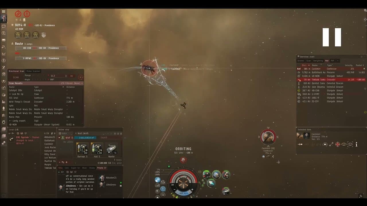 Wolf VS Confessor and Crusader