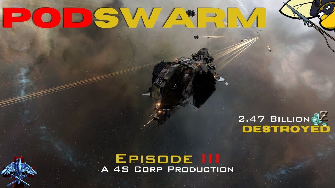 #EveOnline Podswarm - Episode III - Thrasher Fleet Brawl in MJ 5F9