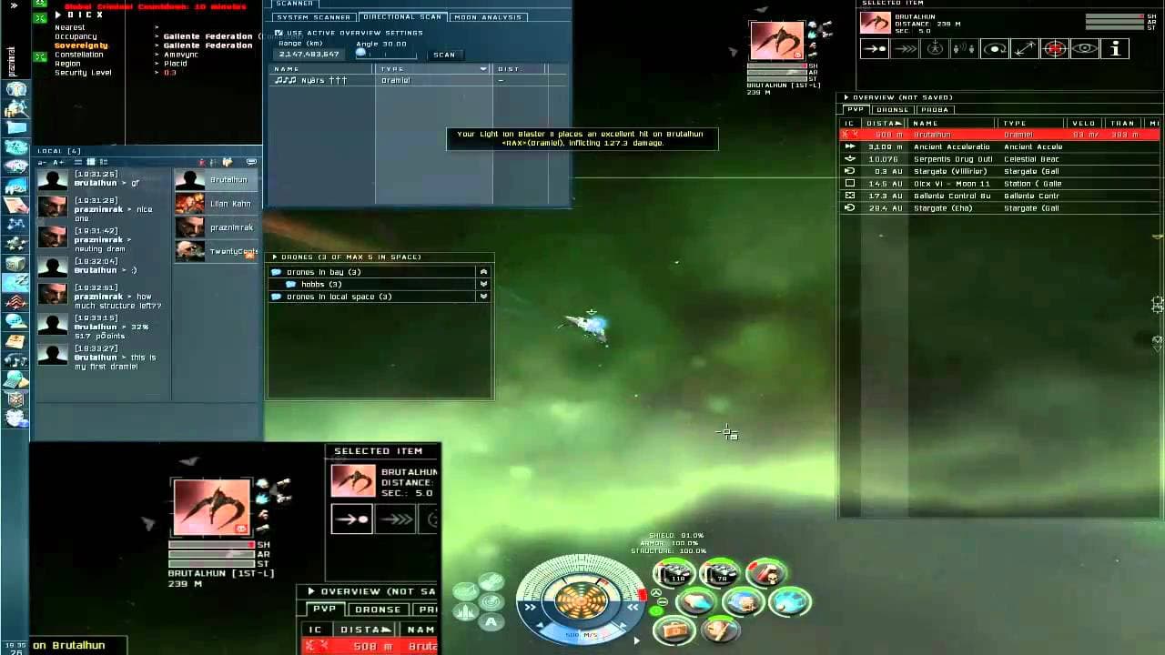 EVE Online Comet Vs Dramiel